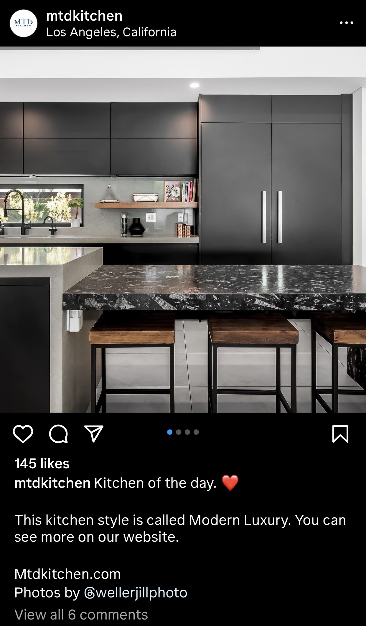 Social Media Management and Marketing Direction for MTD Kitchen by Paris Nasseri